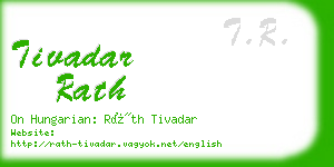 tivadar rath business card